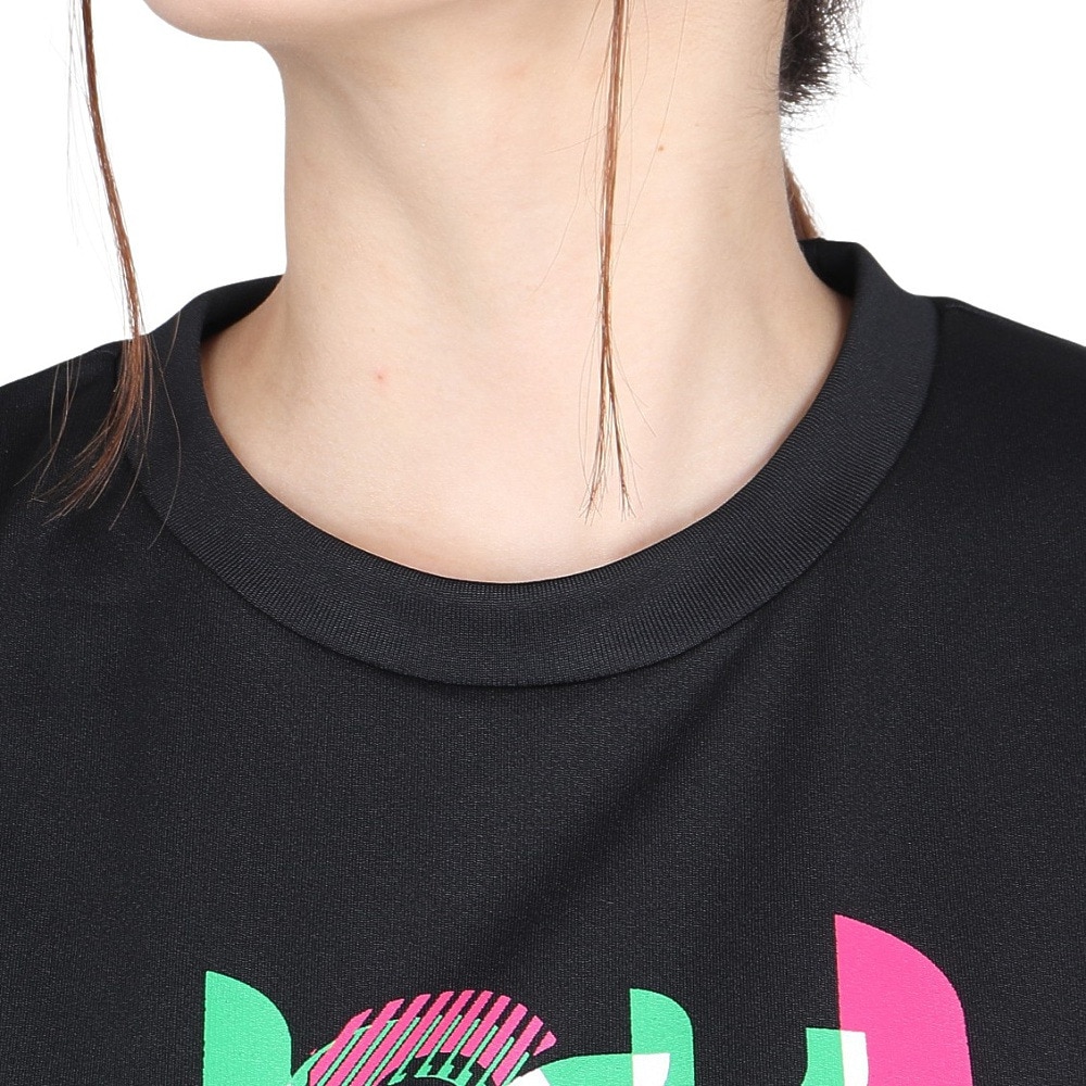 ブラックナイト（blackknight）（メンズ、レディース）バドミントンウェア ドライTシャツ T-4107U-BLA