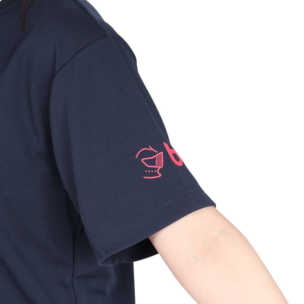 ブラックナイト（blackknight）（メンズ、レディース）バドミントンウェア ドライTシャツ T-4107U-NVY