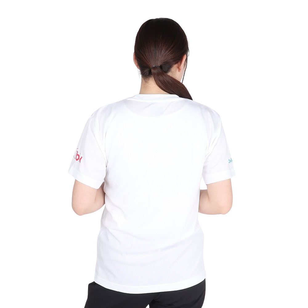 ブラックナイト（blackknight）（メンズ、レディース）バドミントンウェア ドライTシャツ T-4107U-WHT