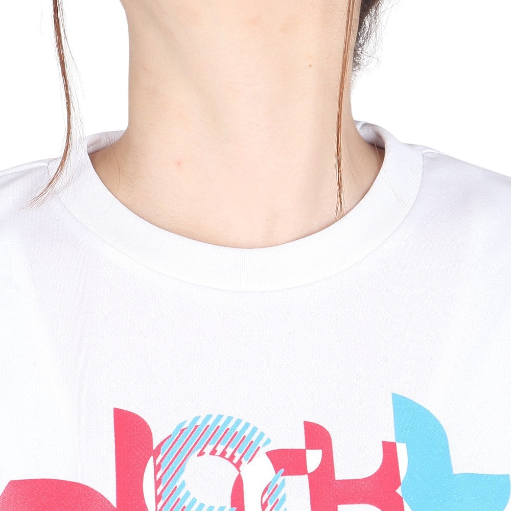 ブラックナイト（blackknight）（メンズ、レディース）バドミントンウェア ドライTシャツ T-4107U-WHT
