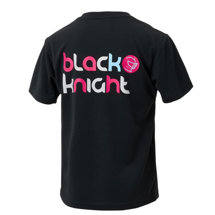 ブラックナイト（blackknight）（メンズ、レディース）バドミントンウェア ドライTシャツ T-5100U-BLA
