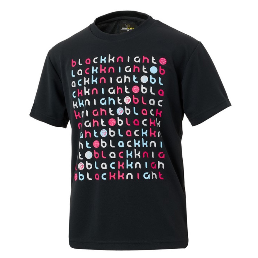 ブラックナイト（blackknight）（メンズ、レディース）バドミントンウェア ドライTシャツ T-5100U-BLA