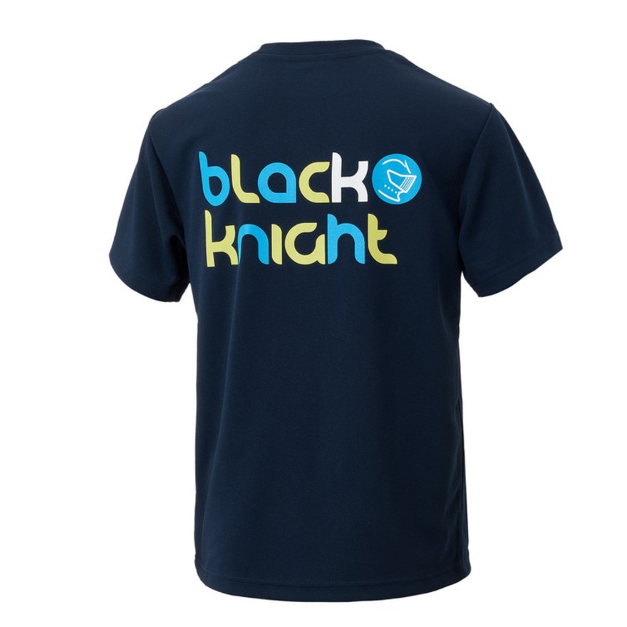 ブラックナイト（blackknight）（メンズ、レディース）バドミントンウェア ドライTシャツ T-5100U-NVY