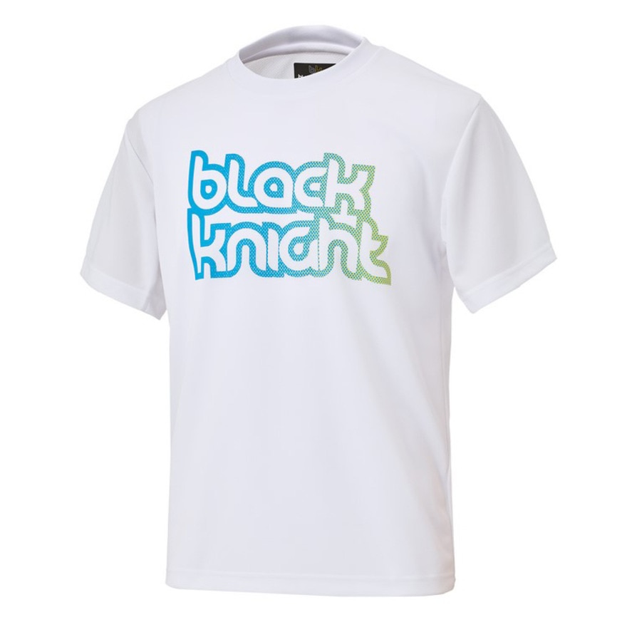 ブラックナイト（blackknight）（メンズ、レディース）バドミントンウェア ドライTシャツ T-5101U-WHT