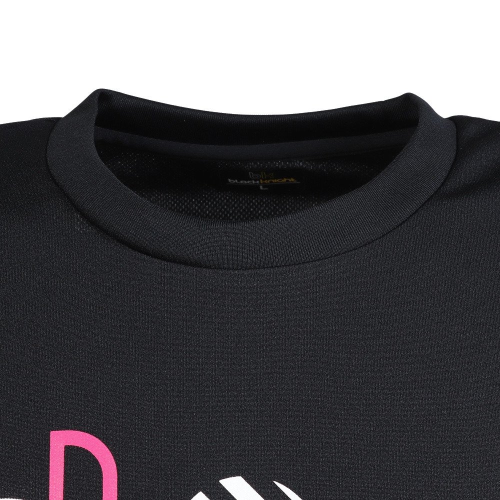 ブラックナイト（blackknight）（メンズ）バドミントンウェア ドライTシャツ T-6108U-BLA