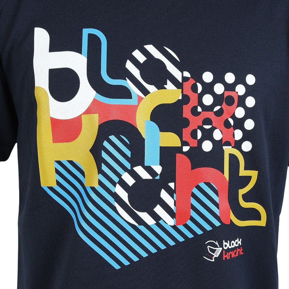 ブラックナイト（blackknight）（メンズ）バドミントンウェア ドライTシャツ T-6108U-NVY