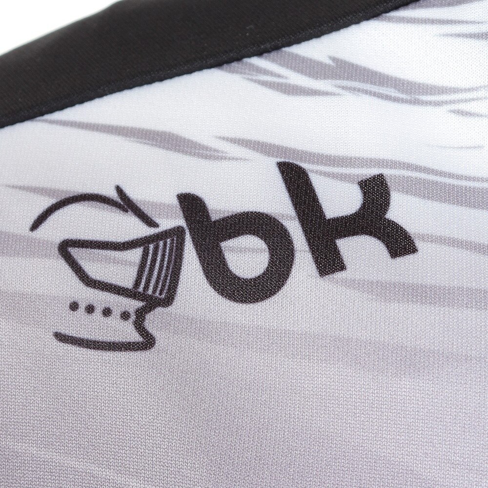 ブラックナイト（blackknight）（メンズ、レディース）バドミントンウェア ゲームウェア T-2512-BLAWHT 速乾