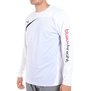 (メンズ、レディース)バドミントンウェア ロングTシャツ T-2294G-WHT