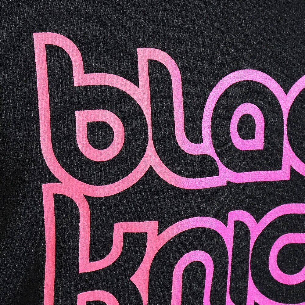 ブラックナイト（blackknight）（メンズ、レディース）バドミントンウェア ドライ ロングTシャツ T-2242-BLA