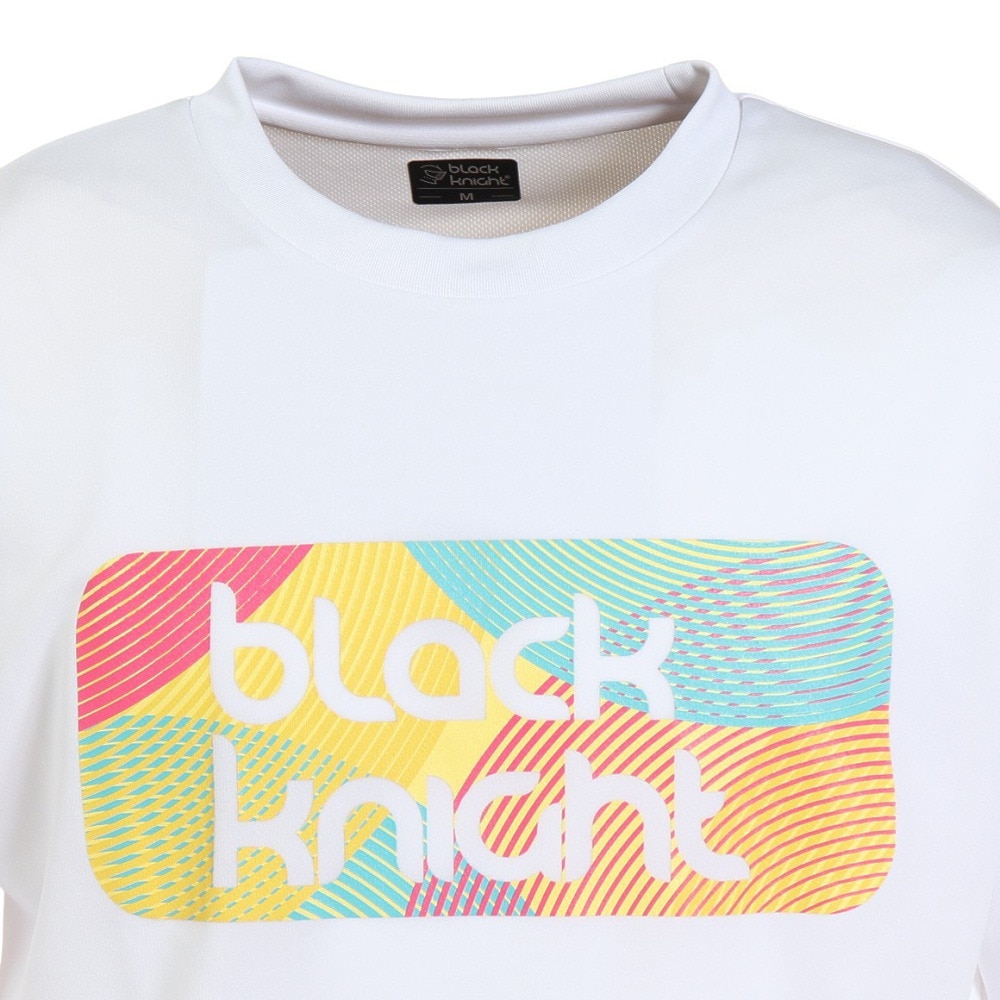 ブラックナイト（blackknight）（メンズ、レディース）バドミントンウェア ドライ ロングTシャツ T-2254-WHT