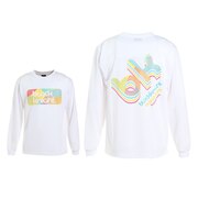 ブラックナイト（blackknight）（メンズ、レディース）バドミントンウェア ドライ ロングTシャツ T-2254-WHT