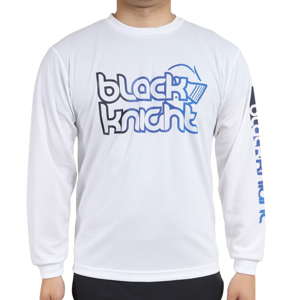 ブラックナイト｜バドミントンウェア ドライロングTシャツ T-2242-WHT - スポーツ用品はスーパースポーツゼビオ