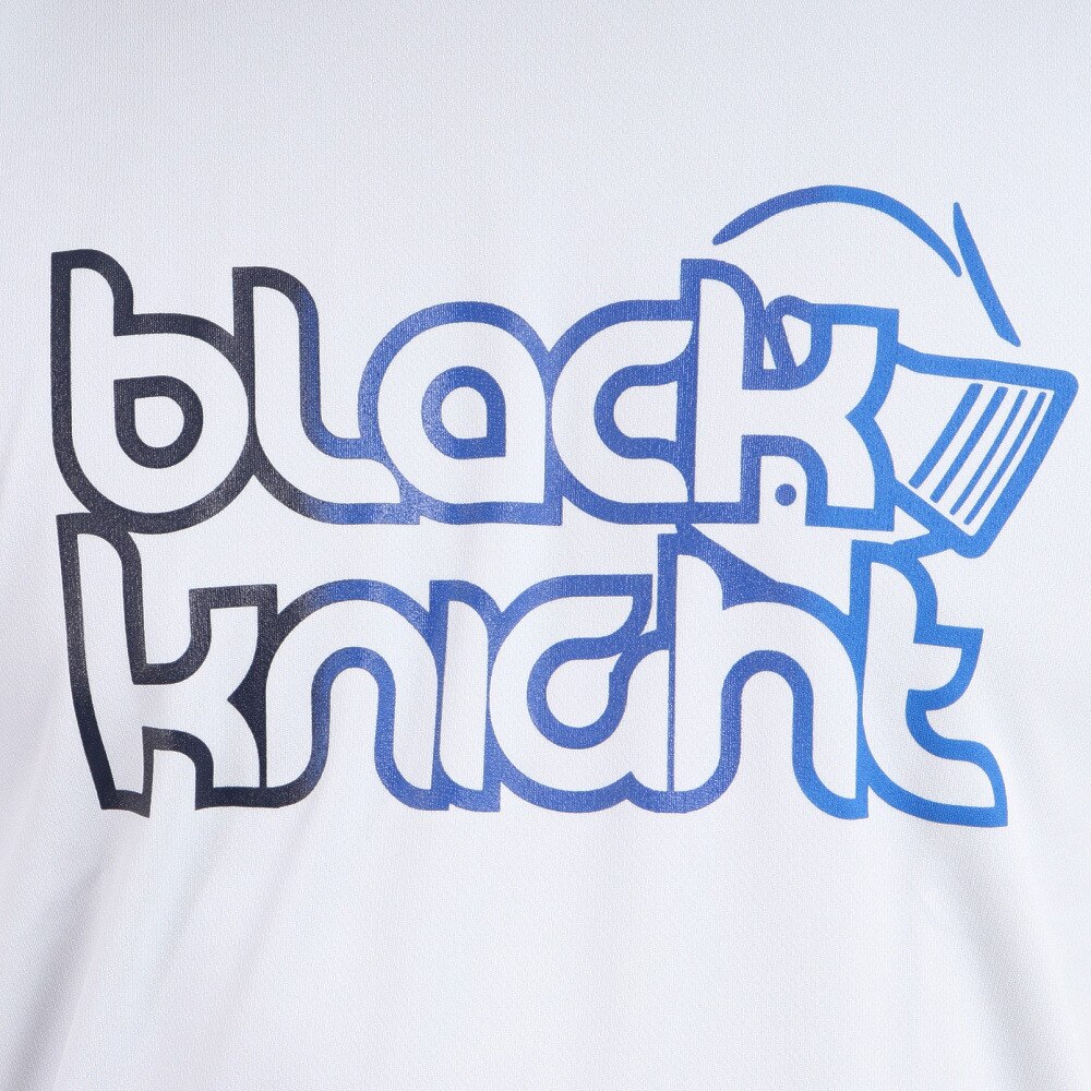 ブラックナイト（blackknight）（メンズ、レディース）バドミントンウェア ドライロングTシャツ T-2242-WHT
