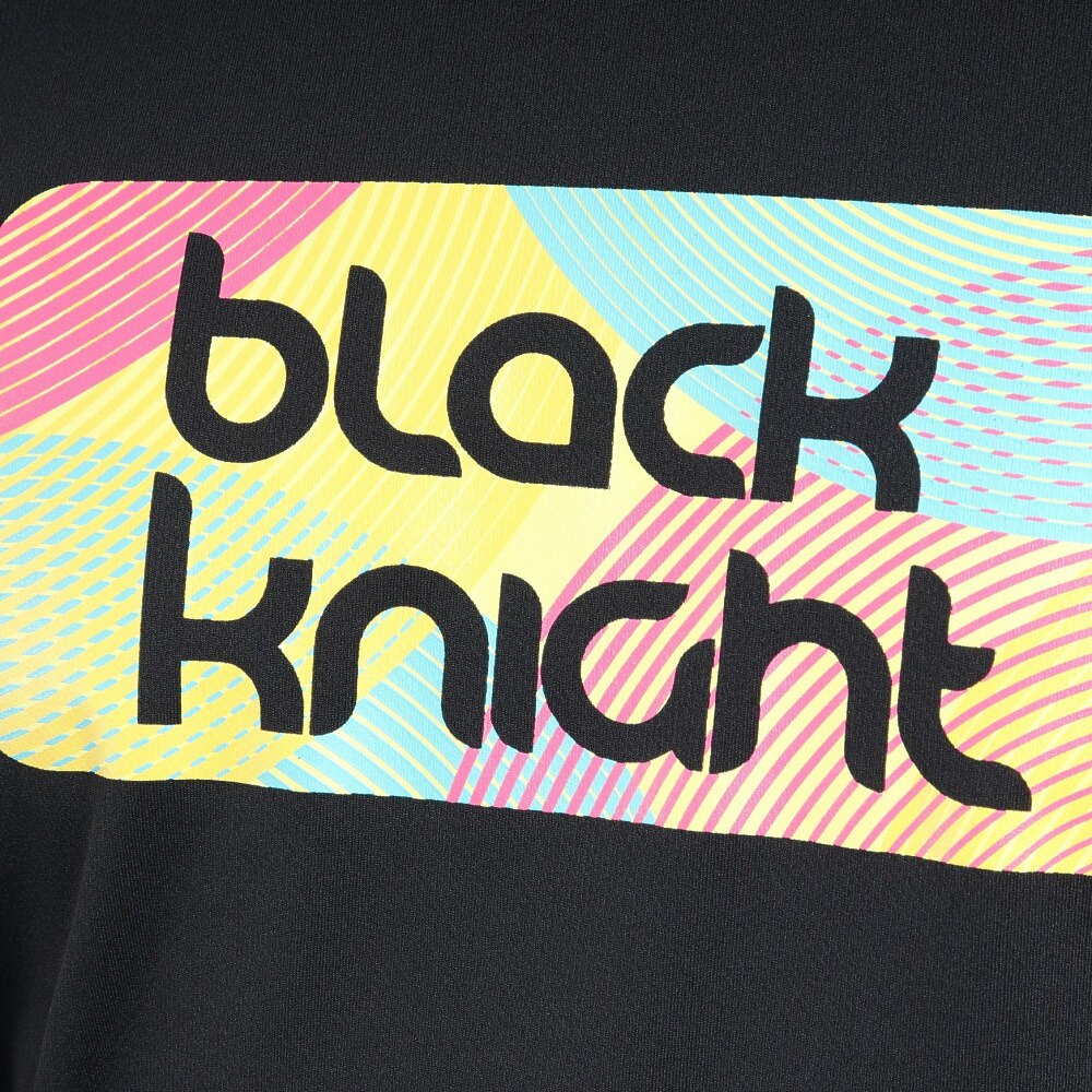 ブラックナイト（blackknight）（メンズ、レディース）バドミントンウェア ドライロングTシャツ T-2254-BLA