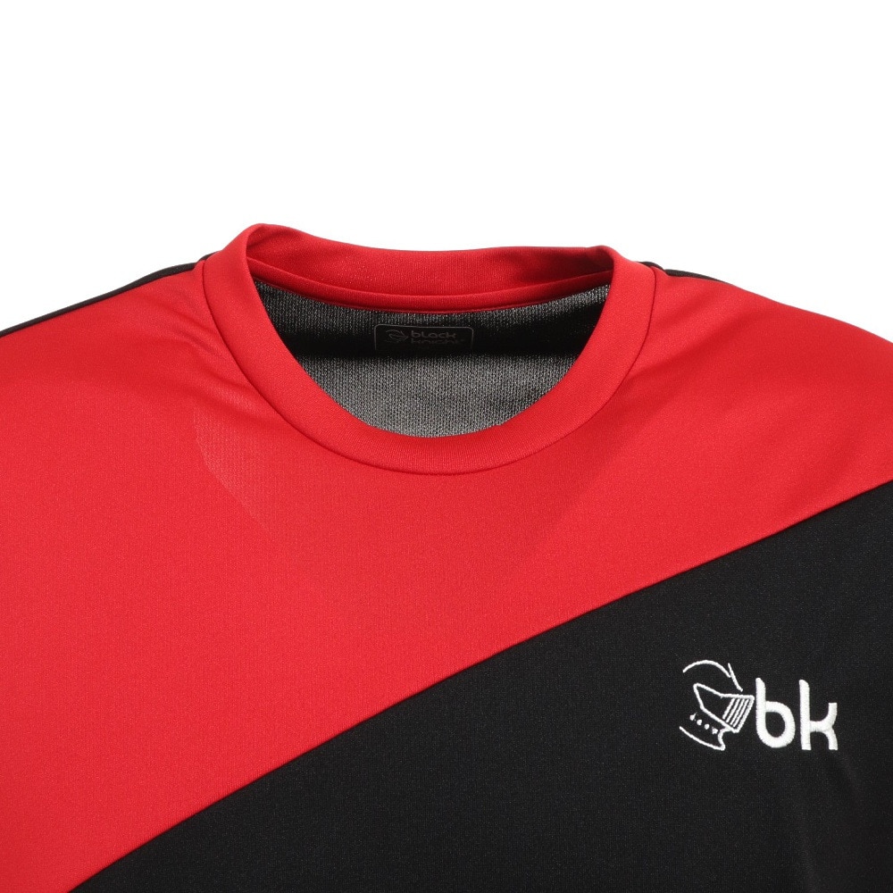 ブラックナイト（blackknight）（メンズ）バドミントンウェア ゲームウエア 半袖Tシャツ T-3510U-BLARED