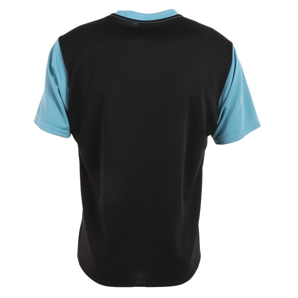 ブラックナイト（blackknight）（メンズ）バドミントンウェア ゲームウエア 半袖Tシャツ T-3510U-BLASBLU
