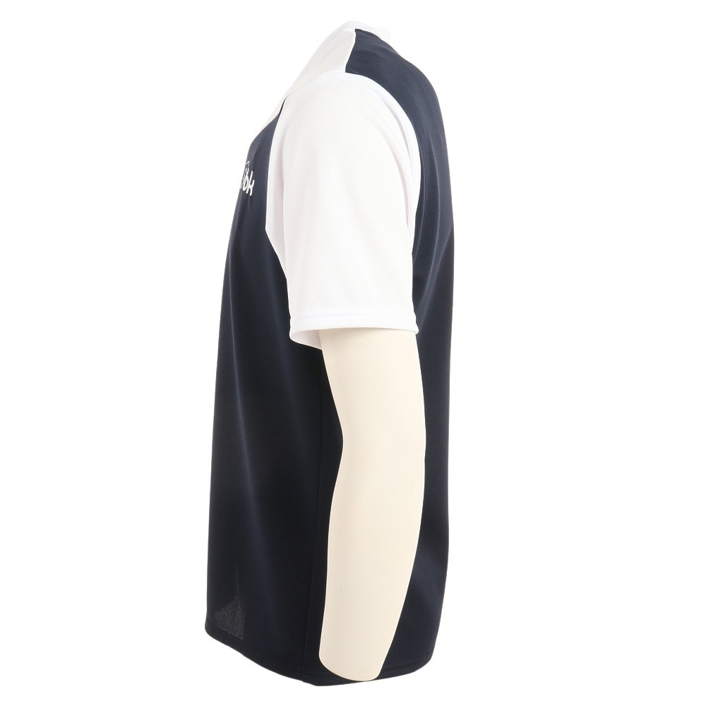 ブラックナイト（blackknight）（メンズ）バドミントンウェア ゲームウエア 半袖Tシャツ T-3510U-NVYWHT