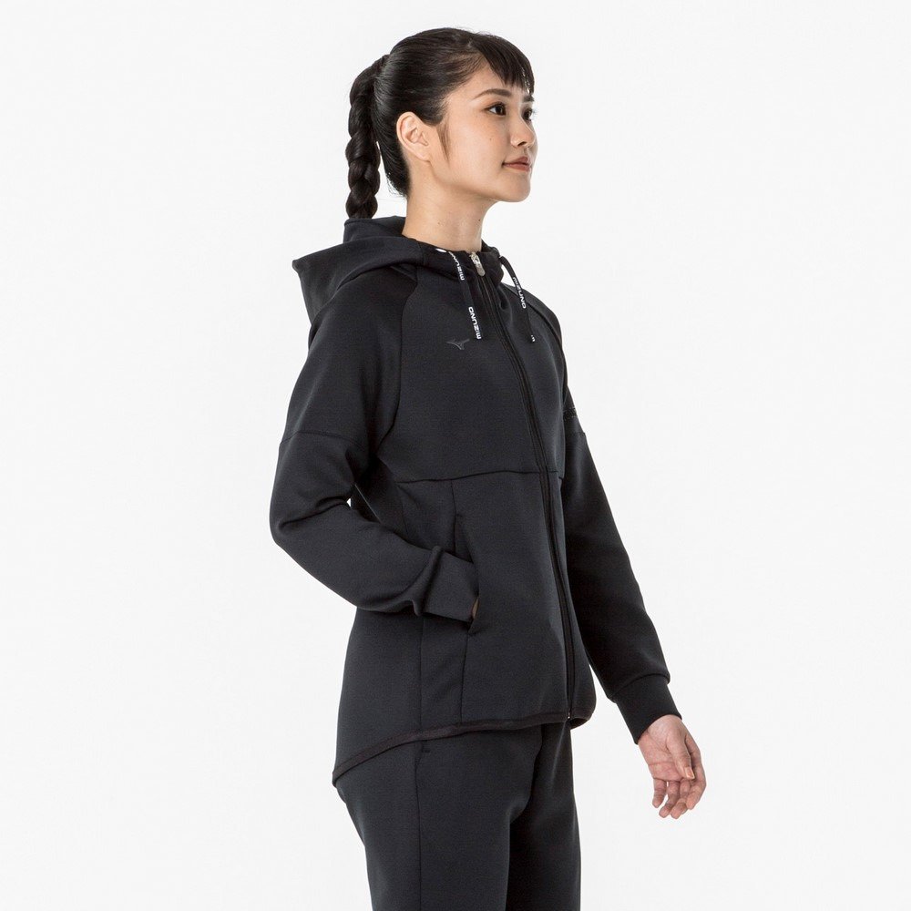ミズノ（MIZUNO）（レディース）ストレッチ スウェットフーディ 32MCA33009