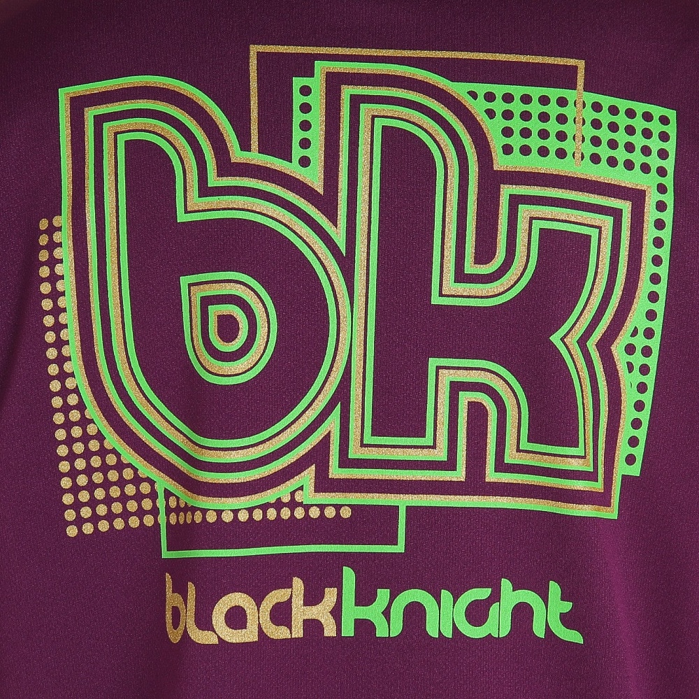 ブラックナイト（blackknight）（メンズ、レディース）バドミントンウェア ドライロングスリーブTシャツ T-3212U-PLP