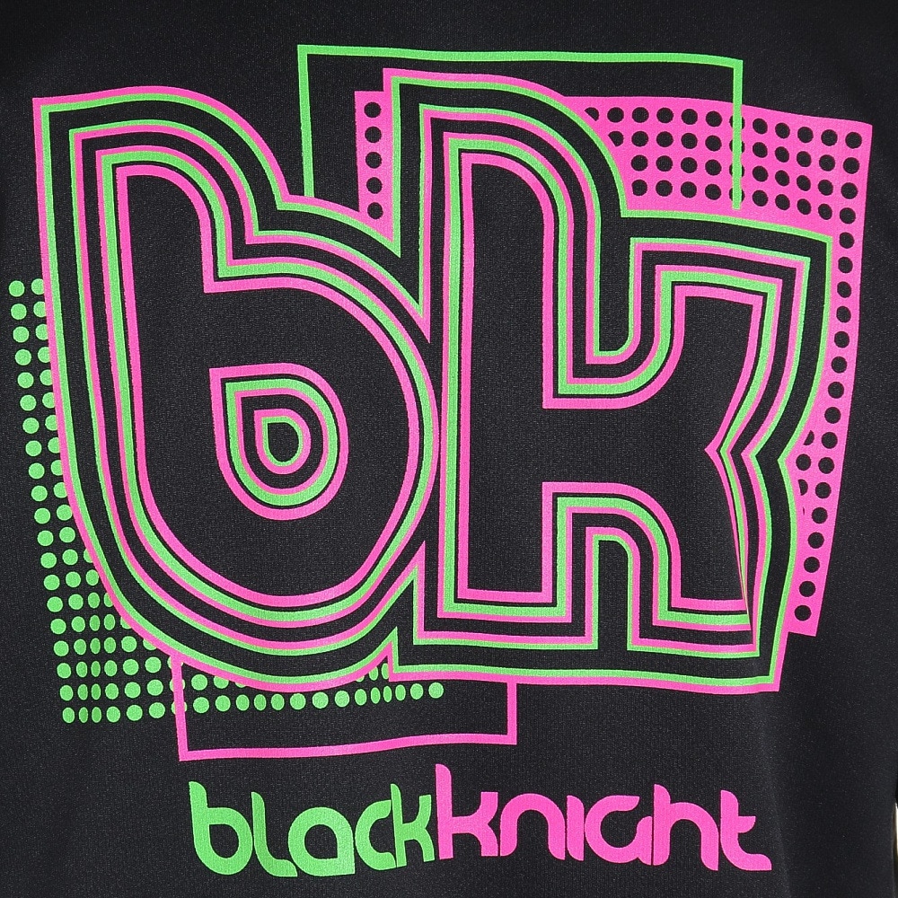 ブラックナイト（blackknight）（メンズ、レディース）バドミントンウェア ドライロングスリーブTシャツ T-3212U-BLA