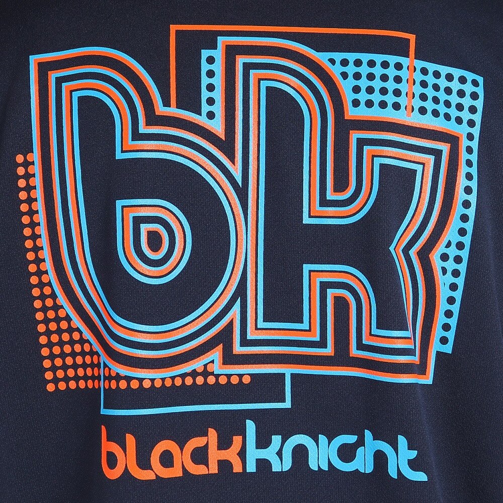 ブラックナイト（blackknight）（メンズ、レディース）バドミントンウェア ドライロングスリーブTシャツ T-3212U-NVY