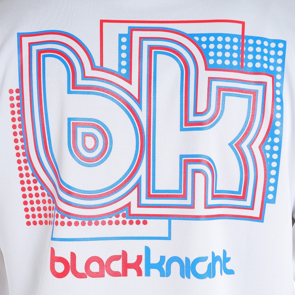 ブラックナイト（blackknight）（メンズ、レディース）バドミントンウェア ドライロングスリーブTシャツ T-3212U-WHT