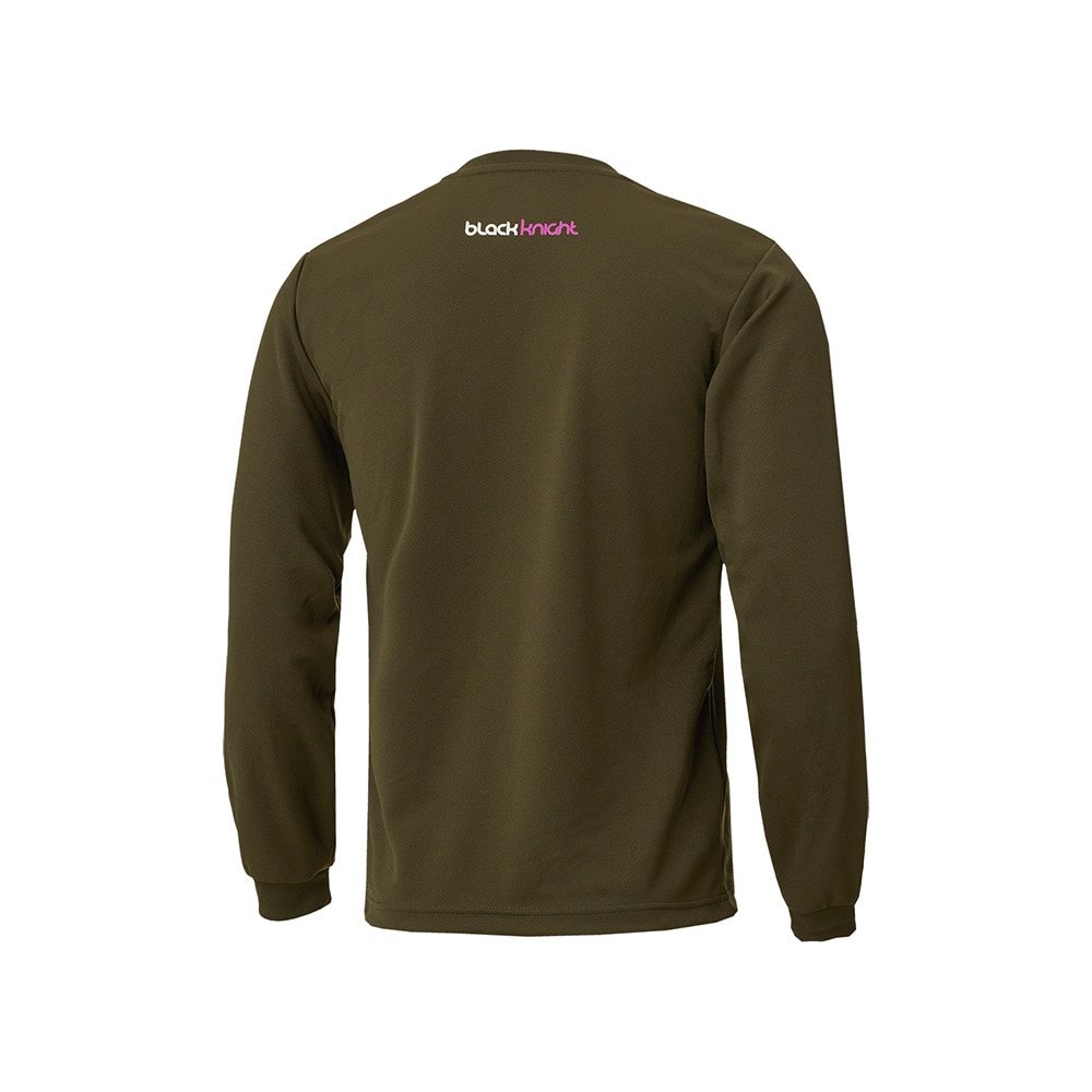 ブラックナイト（blackknight）（メンズ、レディース）バドミントンウェア ドライロングTシャツ ロングスリーブ T-4203U-DGRE