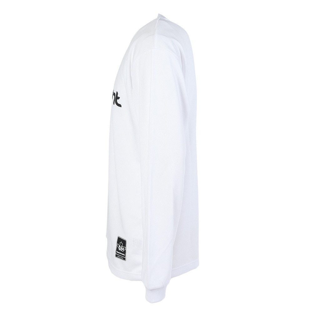 ブラックナイト（blackknight）（メンズ）バドミントンウェア ロングTシャツ T-4203U-WHT