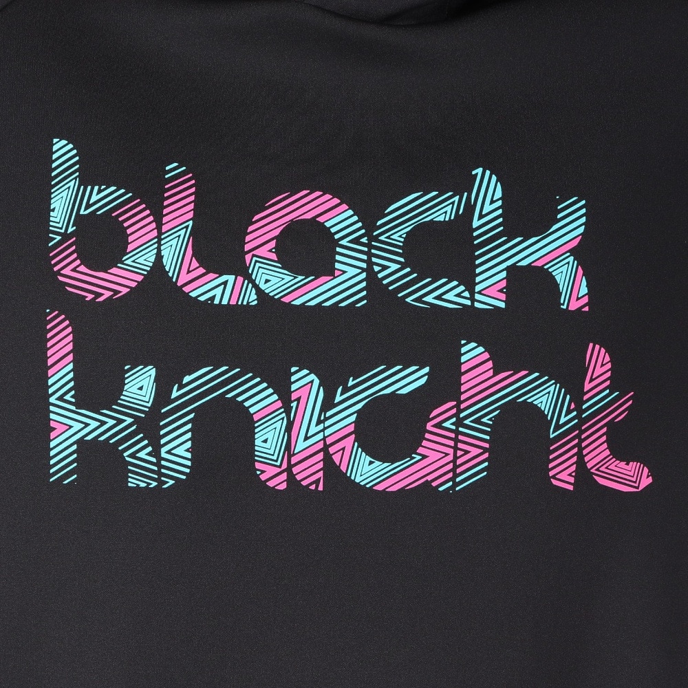 ブラックナイト（blackknight）（メンズ、レディース）バドミントンウェア ストレッチ ニット プリント フードパーカー T-4453U