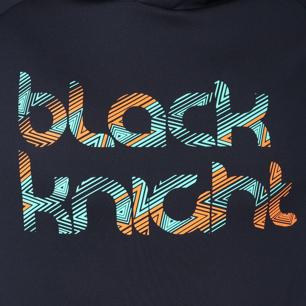ブラックナイト（blackknight）（メンズ、レディース）バドミントンウェア ストレッチ ニット プリント フードパーカー T-4453U