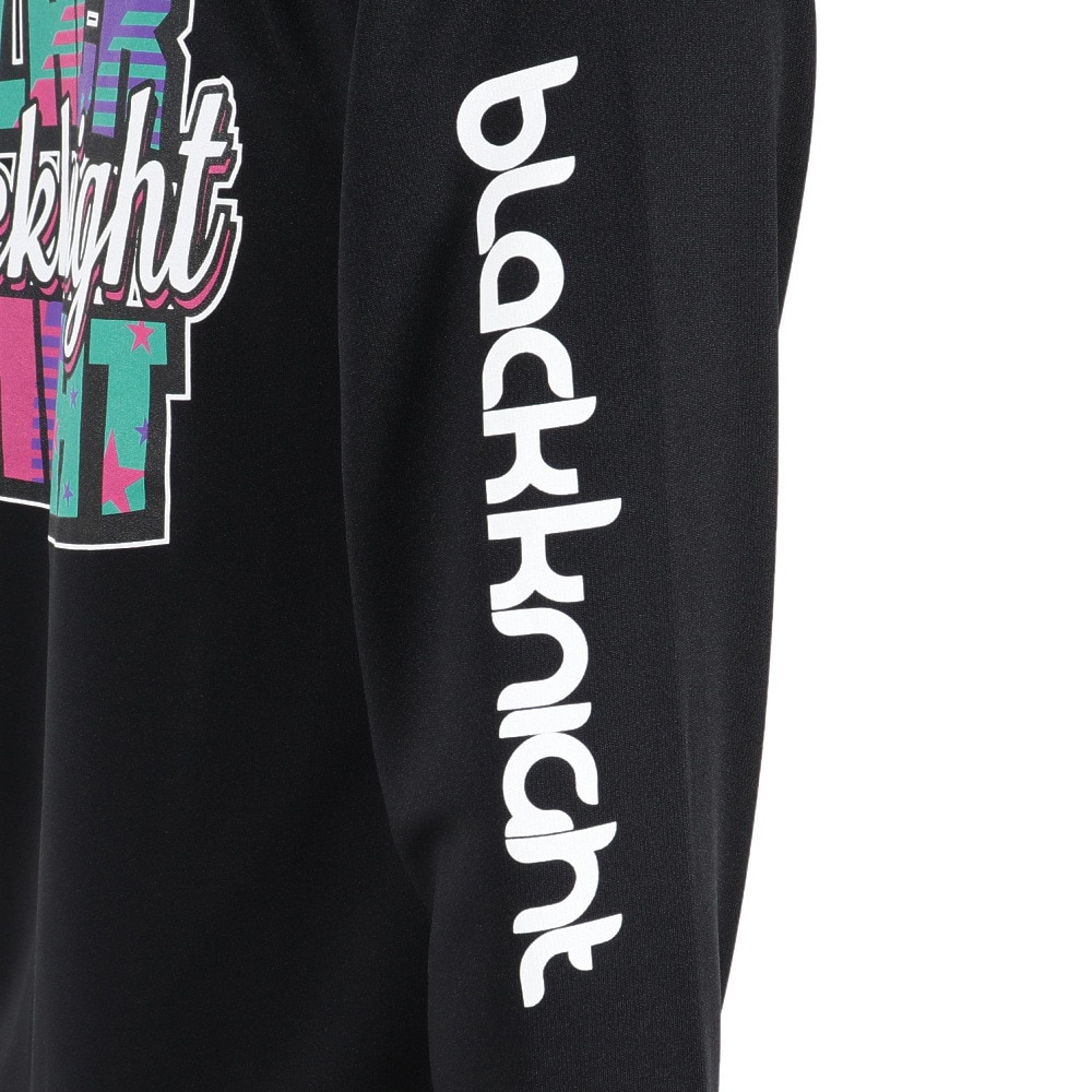 ブラックナイト（blackknight）（メンズ）バドミントンウェア ドライ ロングTシャツ T-5201U-BLA