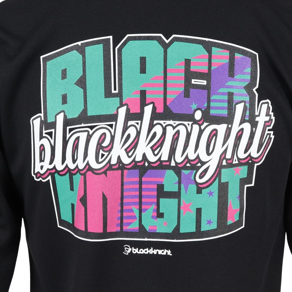 ブラックナイト（blackknight）（メンズ）バドミントンウェア ドライ ロングTシャツ T-5201U-BLA