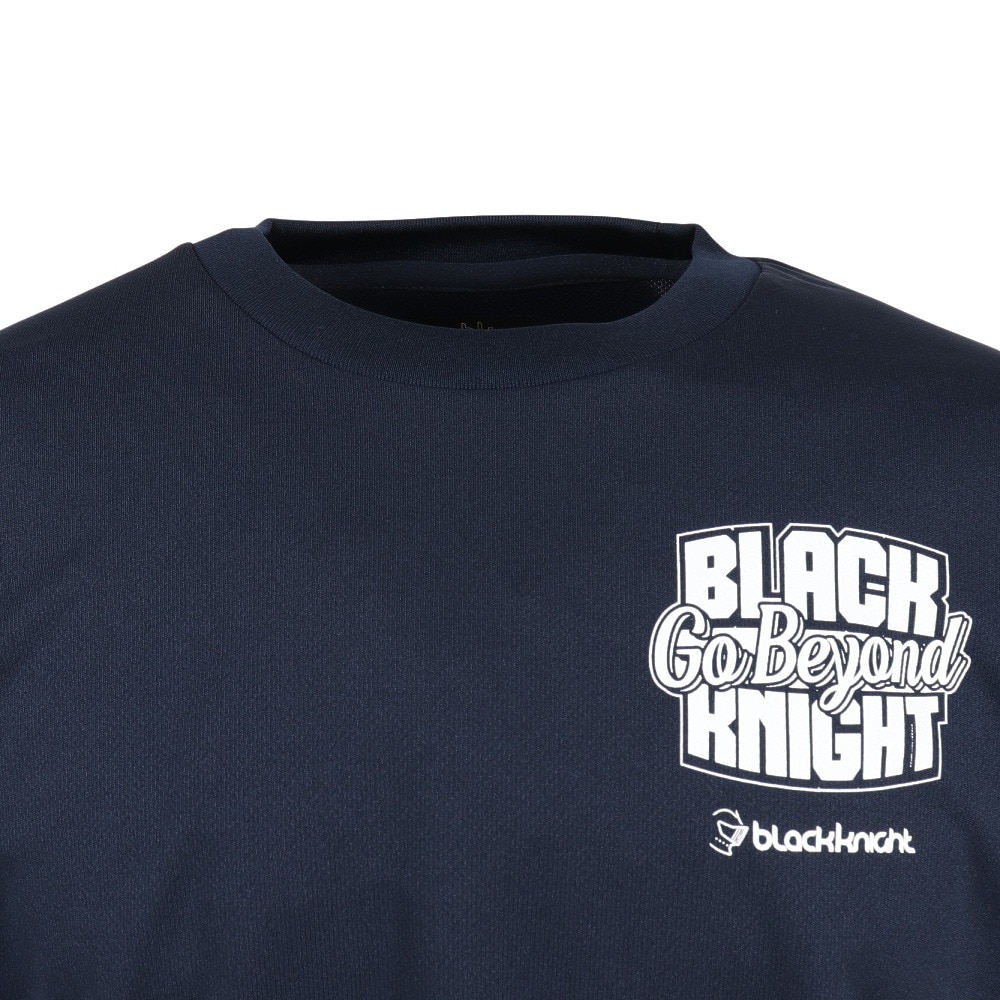 ブラックナイト（blackknight）（メンズ）バドミントンウェア ドライ ロングTシャツ T-5201U-NVY