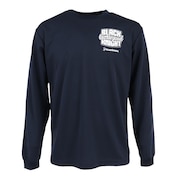 (メンズ)バドミントンウェア ドライ ロングTシャツ T-5201U-NVY