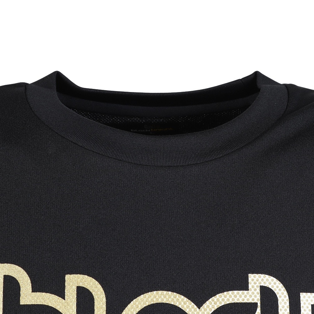 ブラックナイト（blackknight）（メンズ、レディース）バドミントンウェア ドライロングTシャツ T-5202U-BLAGLD