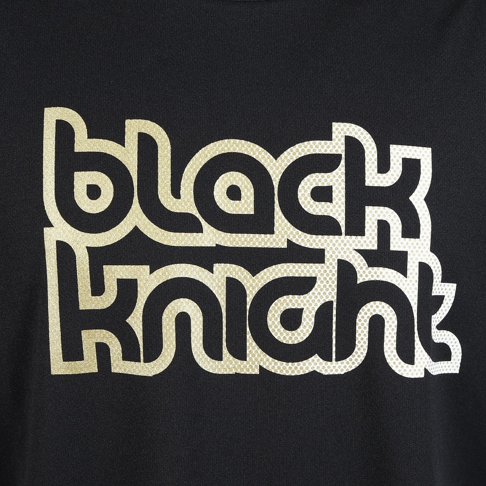 ブラックナイト（blackknight）（メンズ、レディース）バドミントンウェア ドライロングTシャツ T-5202U-BLAGLD