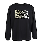 (メンズ、レディース)バドミントンウェア ドライロングTシャツ T-5202U-BLAGLD
