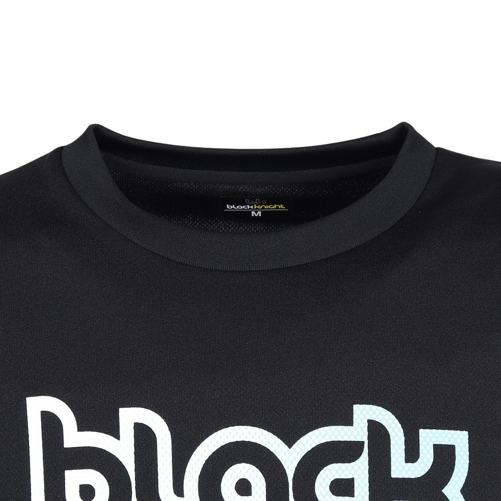 ブラックナイト（blackknight）（メンズ、レディース）バドミントンウェア ドライロングTシャツ T-5202U-BLAWHT