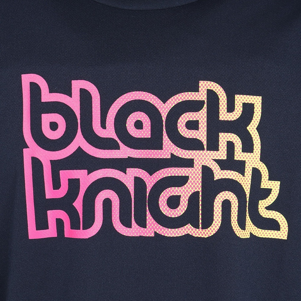 ブラックナイト（blackknight）（メンズ、レディース）バドミントンウェア ドライロングTシャツ T-5202U-NVY