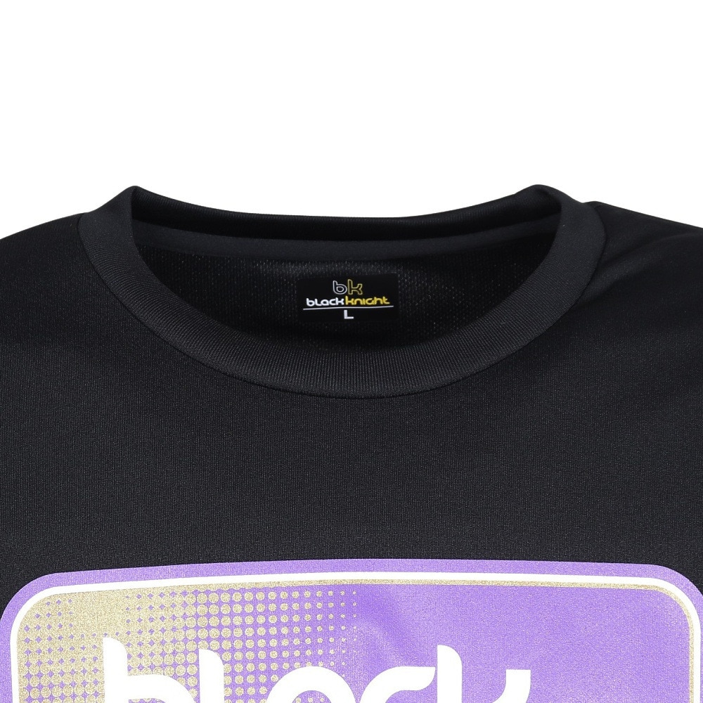 ブラックナイト（blackknight）（メンズ、レディース）バドミントンウェア ドライロングTシャツ T-5203U-BLA