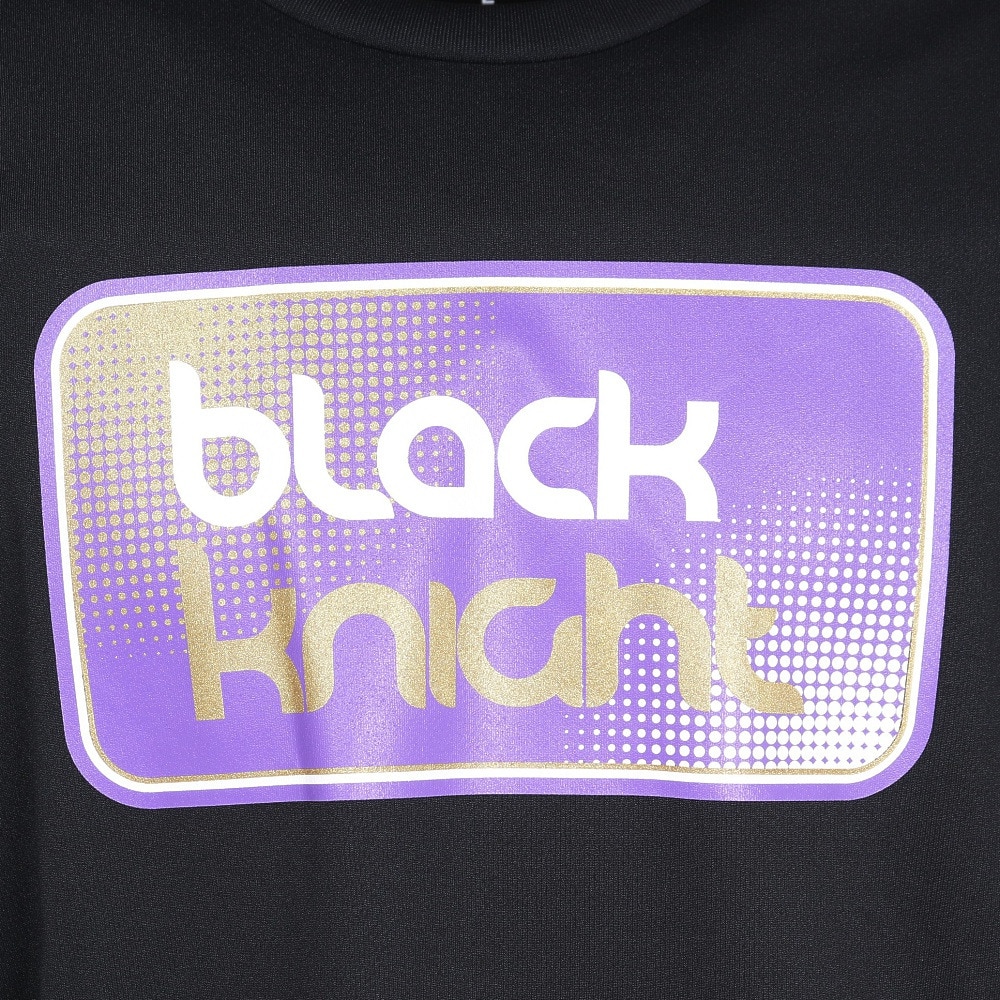 ブラックナイト（blackknight）（メンズ、レディース）バドミントンウェア ドライロングTシャツ T-5203U-BLA