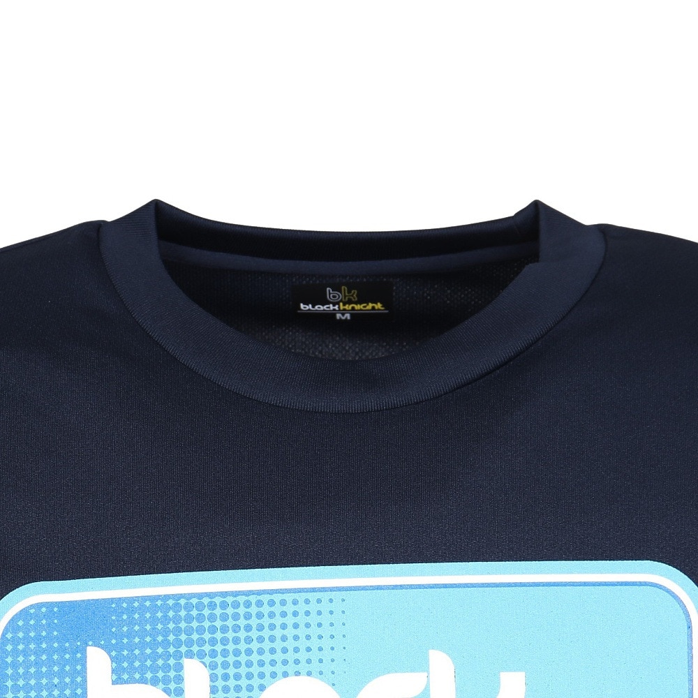 ブラックナイト（blackknight）（メンズ、レディース）バドミントンウェア ドライロングTシャツ T-5203U-NVY