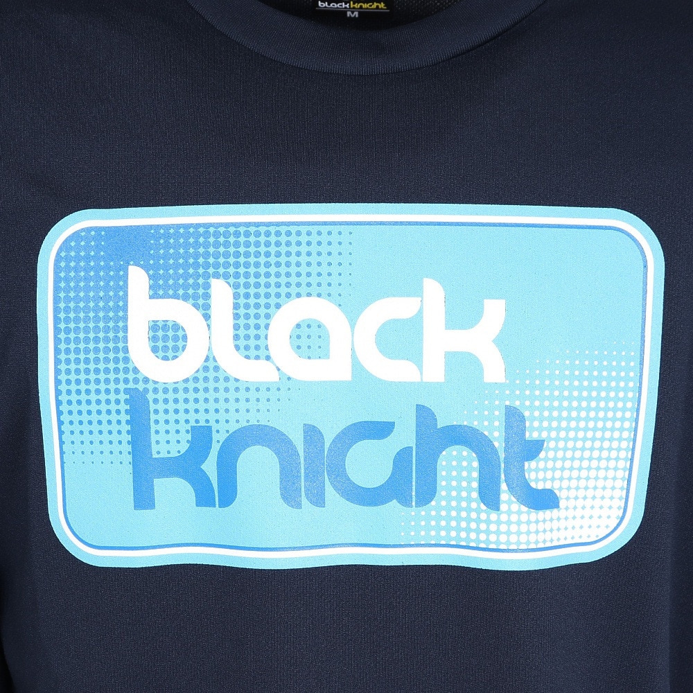ブラックナイト（blackknight）（メンズ、レディース）バドミントンウェア ドライロングTシャツ T-5203U-NVY