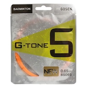 ゴーセン（GOSEN）（メンズ、レディース、キッズ）バドミントン ストリング ジー・トーンファイブ(G-TONE 5) オレンジ BS065OR