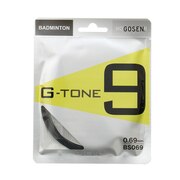 ゴーセン（GOSEN）（メンズ、レディース、キッズ）バドミントン ストリング G-TONE 9 BK BS069BK
