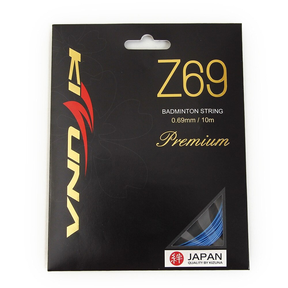 キズナ（ＫＩＺＵＮＡ）（メンズ、レディース）バドミントン ストリング 超耐久 Z69 BLU
