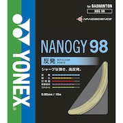 (メンズ、レディース、キッズ)バドミントン ストリング ナノジー98 NBG98-528