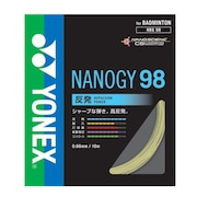 (メンズ、レディース、キッズ)バドミントン ストリング ナノジー98(NANOGY 98) NBG98