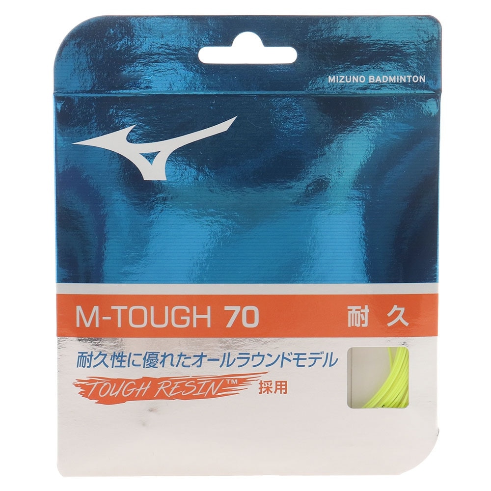 ミズノ（MIZUNO）（メンズ、レディース、キッズ）バドミントン ストリング M-TOUGH 70 73JGA92045