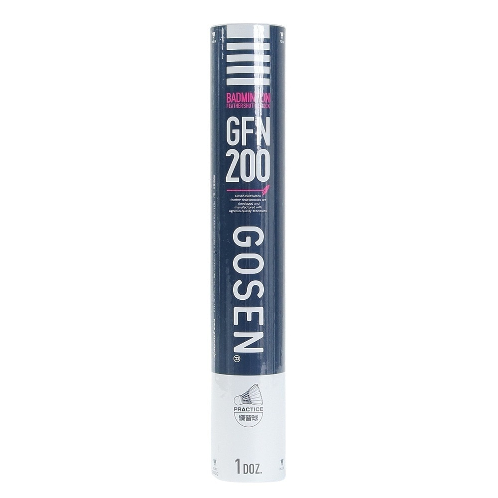 ゴーセン（GOSEN）（メンズ、レディース）シャトル バドミントン シャトルコック GFN200 12個入10本 120球